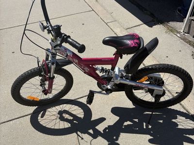 Stitch 2.0 Kids Bike 16" Wheels Pink Full Suspension