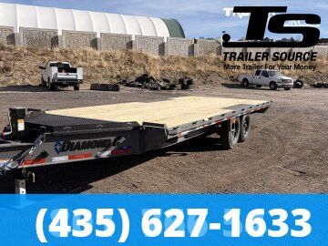 8.5x20 Diamond C DEC 207 Deckover Equipment Trailer - 15.5K GVWR -