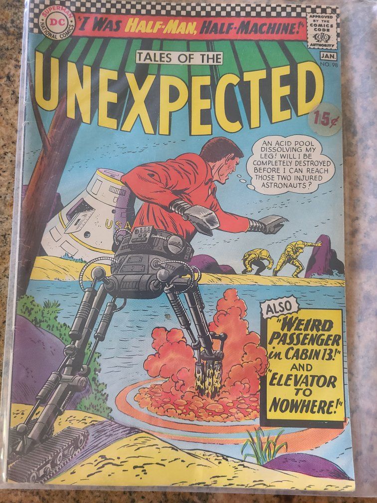 Tales of the Unexpected #98 Vintage DC Comic Book Jan 1967