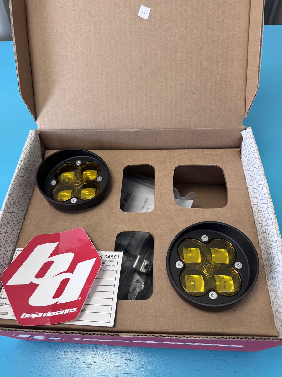 Baja Designs Squadron-R SAE Fog Light Kit Amber (New in Box)