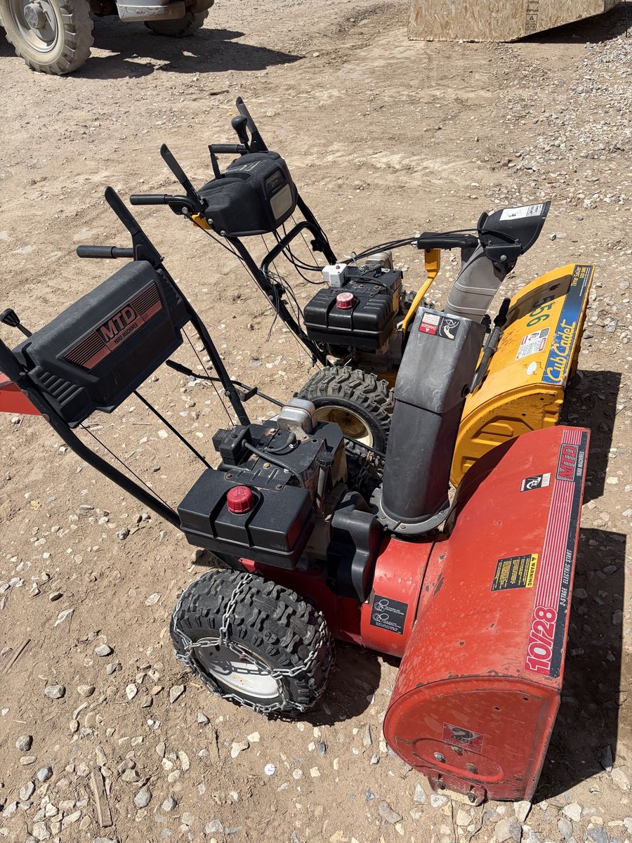 6 snow blowers 125$ for all