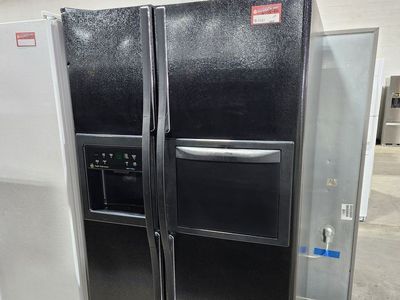 GE Profile Black Side-by-Side Refrigerator - W-Warranty