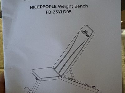 Brand new weight bench