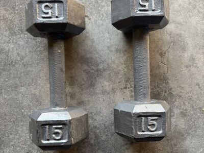 Pair Of 15lb Dumbbells