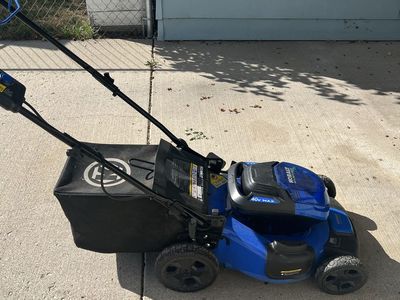 Kobalt 40V Max Brushless Cordless Lawn Mower with Grass Bag