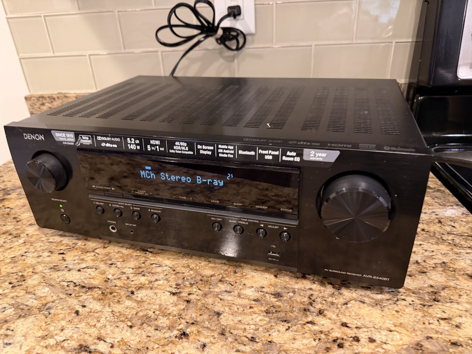 The Denon AVR-S540BT is a versatile AV receive