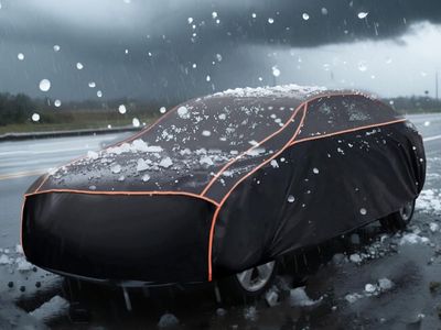 NEW Hail Protector Car Cover, Thickened Multi-Layered EVA Car Hail Protector Size A2 Fit