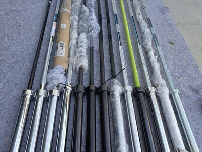 Home Gym 7 ft Olympic Barbells!! Many options!