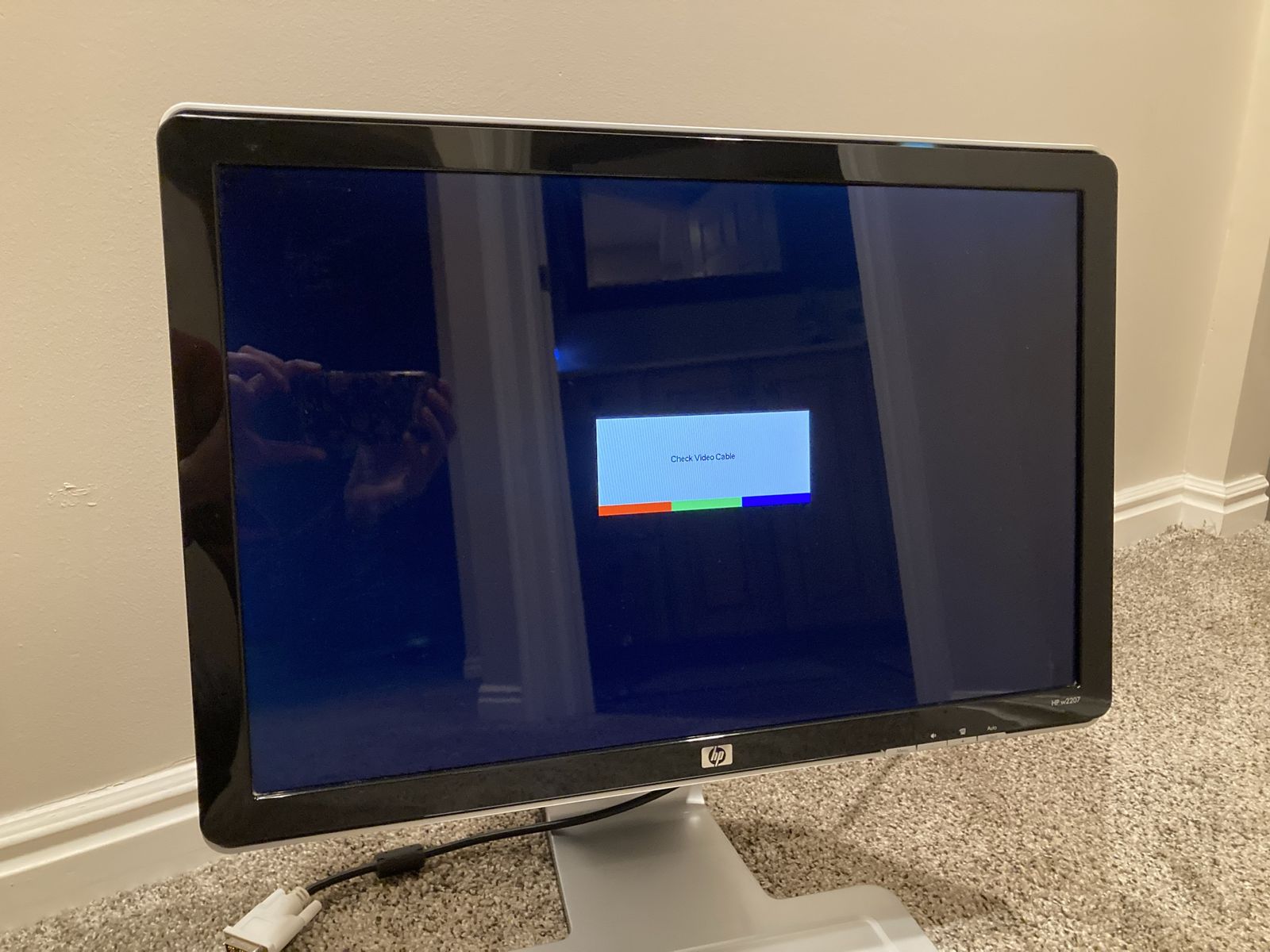HP 22 Inch Flat Screen Monitor