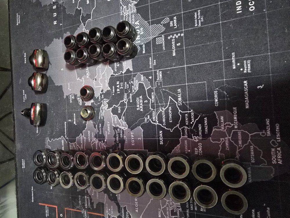 xspc black chrome fittings