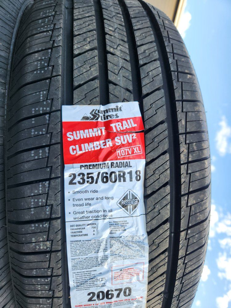 235/60r18 summit climber suv