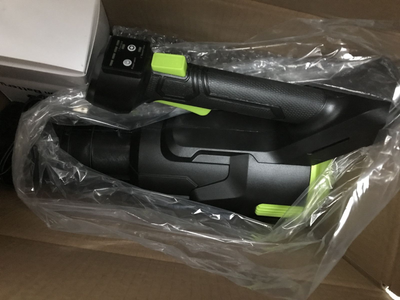 new leaf blower with 2 batteries and charger for 55.00