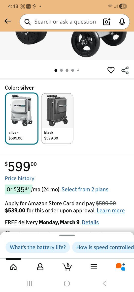 Airwheel carry on luggage