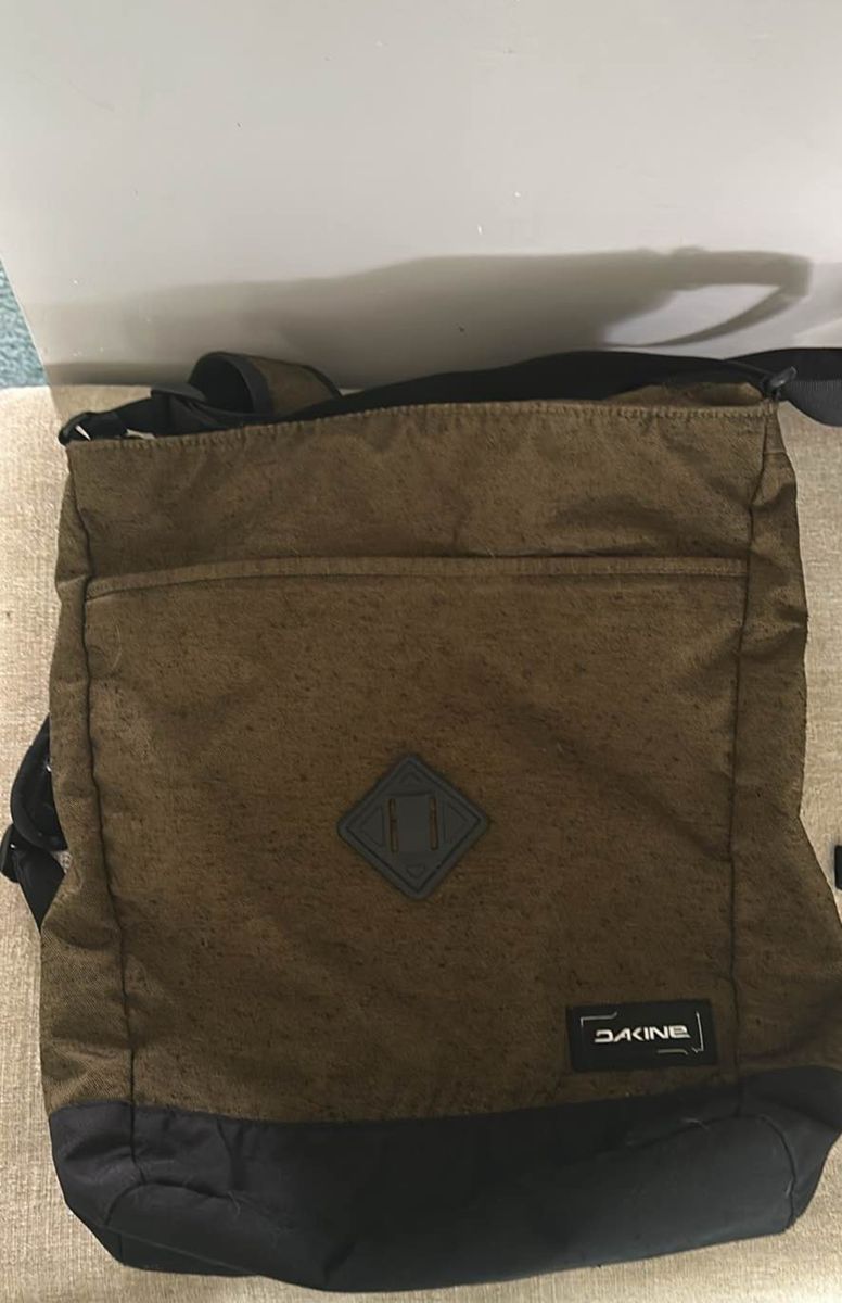 Dakine Brown/Black Messenger Bag/Backpack Convertible - Versatile & Durable
