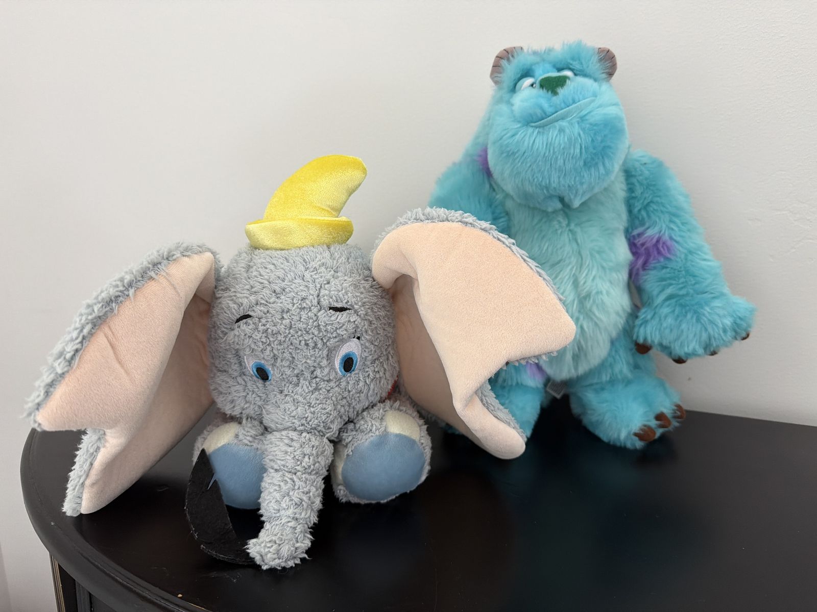 Disney Dumbo & Monsters Inc. Sulley Plush Stuffed Animals - Grey & Blue, Small