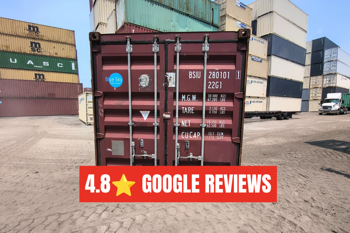 40' Used Shipping Container – Agricultural Equipment Storage – Great Value