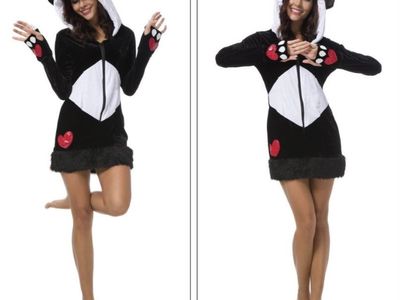 Panda One Piece Fleece Halloween Costume