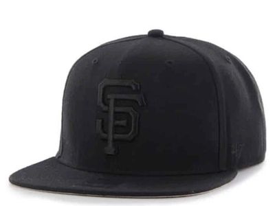 San Francisco Giants black snapback hat
