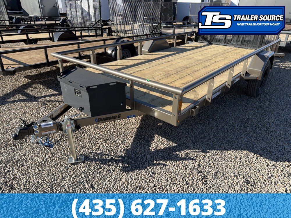 7x14 Diamond C PSA 135 Utility Trailer - 3.5K GVWR