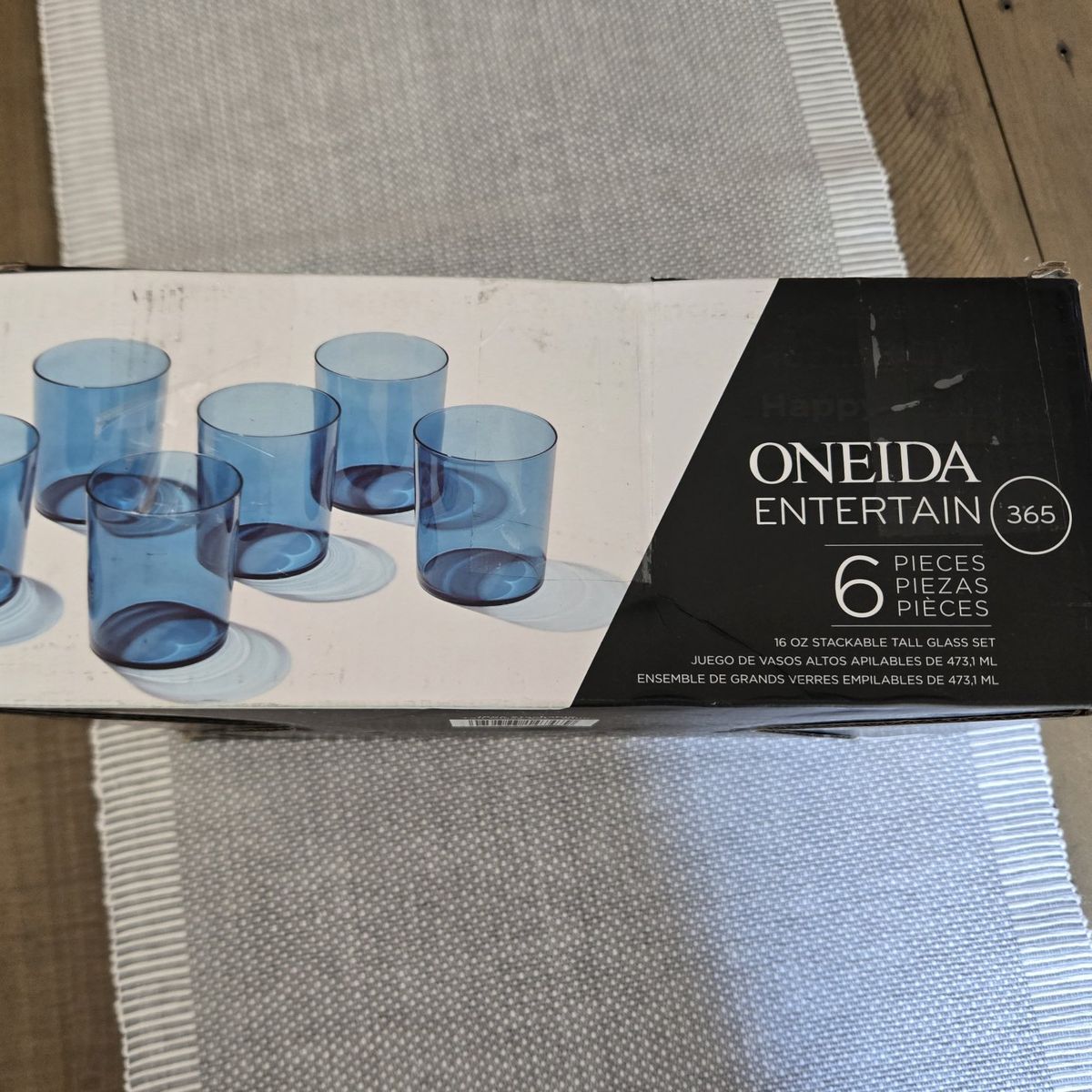 Oneida Blue Glasses Set