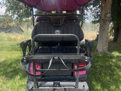 Pink Golf Cart