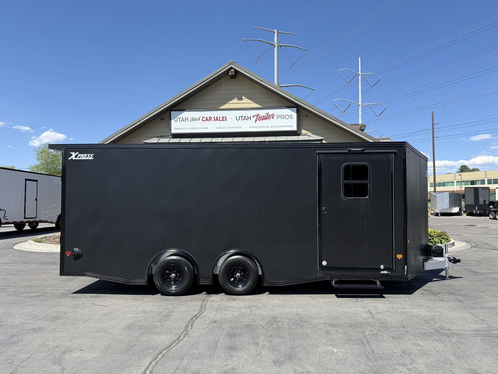 8x20 / 8.5x20 All Aluminum Toy Hauler UTV/ATV/Car Enclosed Cargo 5k Ramp