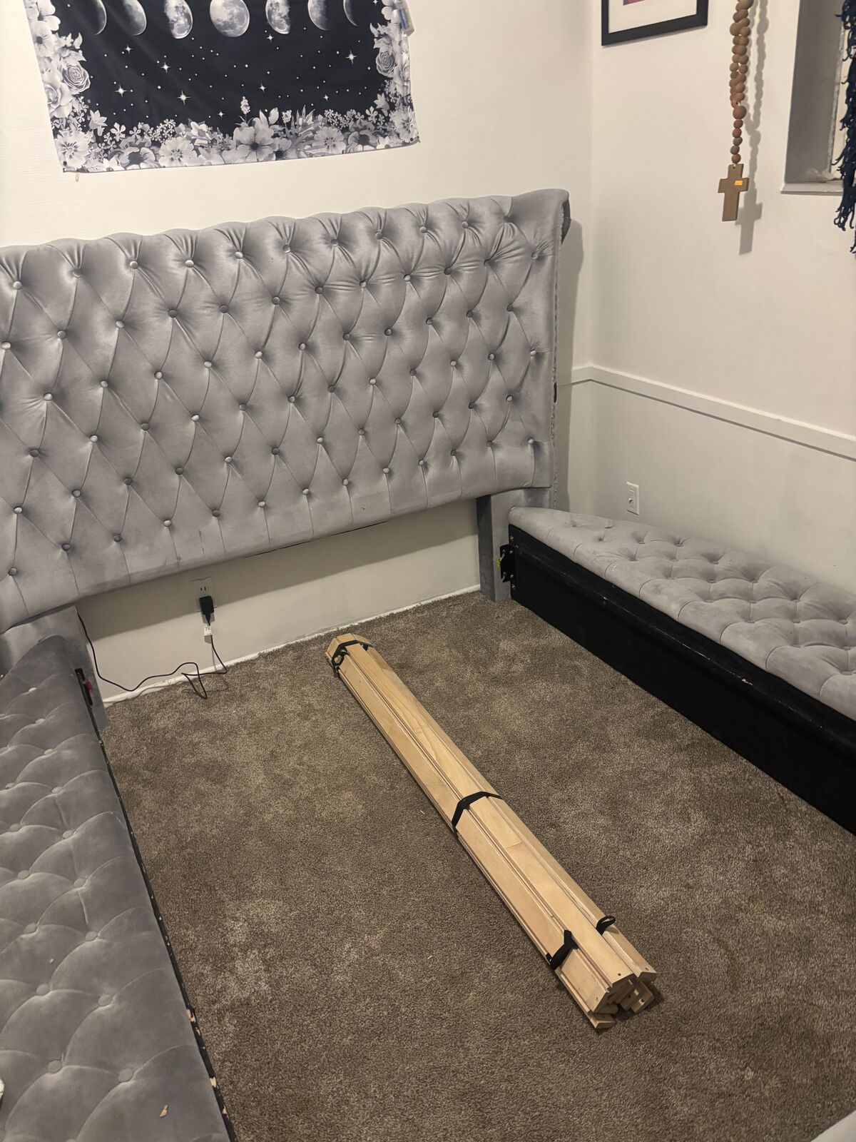 Queen bed frame