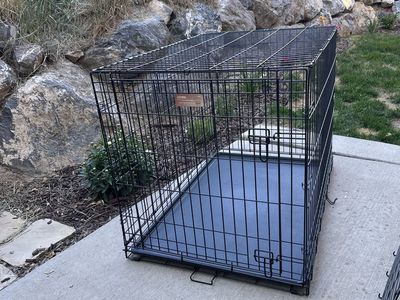 iCrate Pet Crate by MidWest Homes for Pets - Black, 42" L - Dog Crate