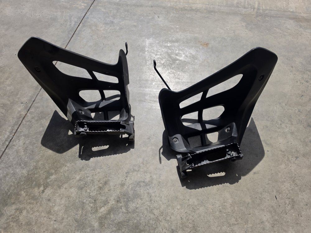 Trx450r foot guards and pegs