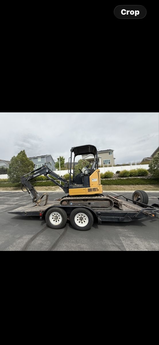 2016 John Deere 26G Mini-Excavator with 3 Buckets & Hydraulic Quick Couplers, 2300 Hours
