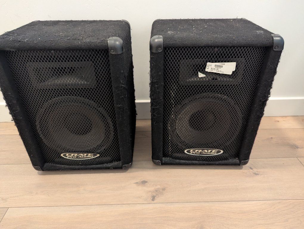 Crate Pro Audio PE10P 50W 8 Ohm Passive PA Speaker Pair