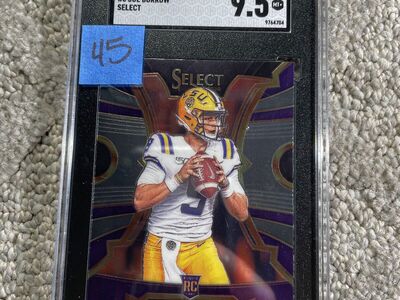 Joe Burrow Cincinnati Bengals graded slabs $45-$75