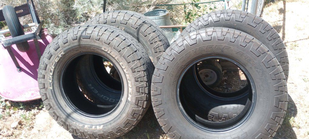 Truck tires. You get all 4.