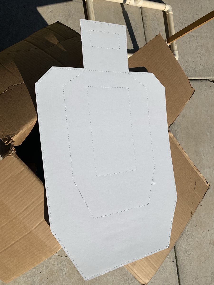 Cardboard Targets and Stands