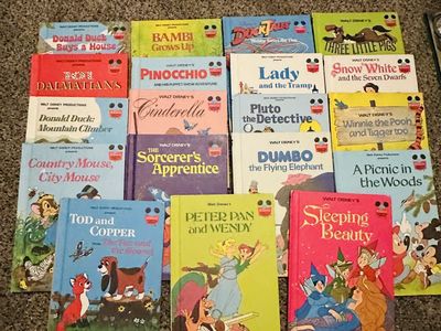 Vintage Disney's Wonderful World of Reading Hardcover Book Lot - 19 Classics!