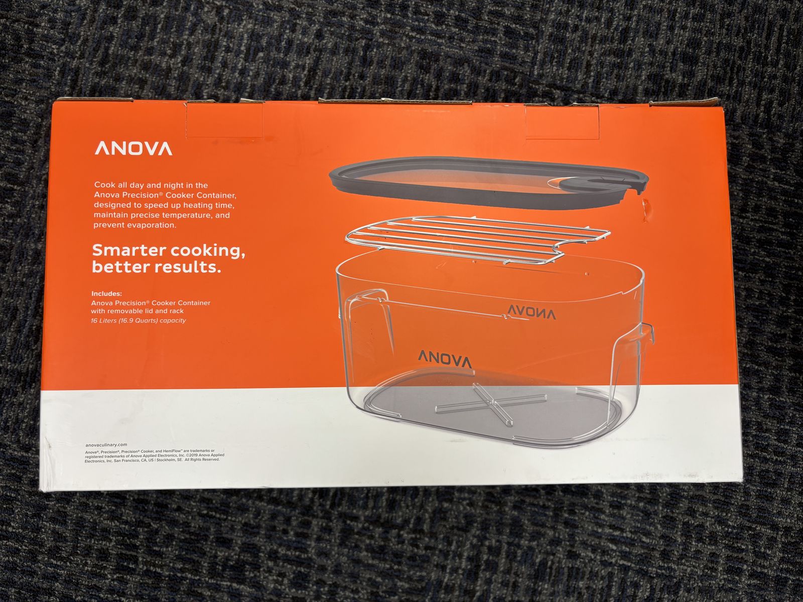 Anova Culinary 16L Precision Container For Sous Vide
