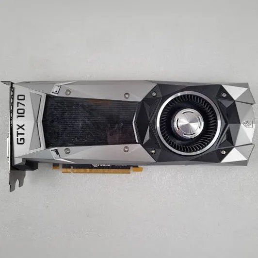 2 NVIDIA Founder Edition 1070 GPUs.