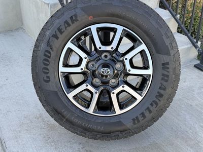 Toyota Tundra Sequoia Rims and Tires 275/65R18 Goodyear Wrangler Territory AT