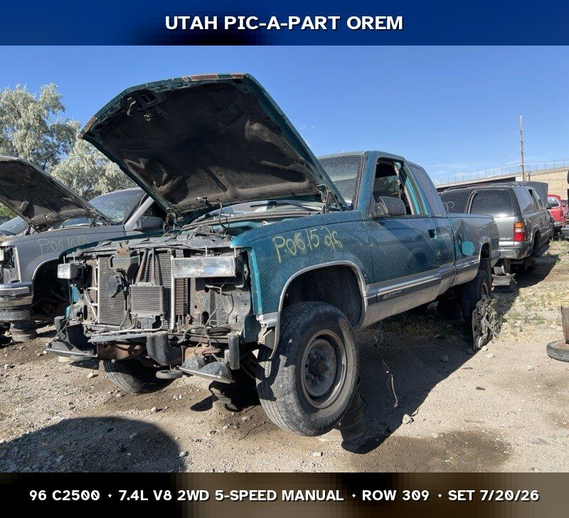 1996 Chevrolet C2500 Parts - UTPAP Orem