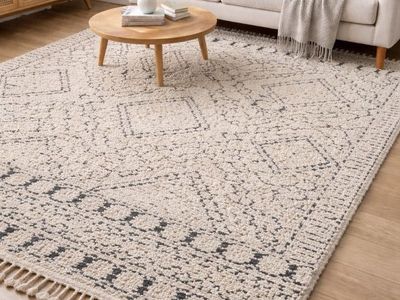 Large Off White nuLOOM Moroccan Style Area Rug