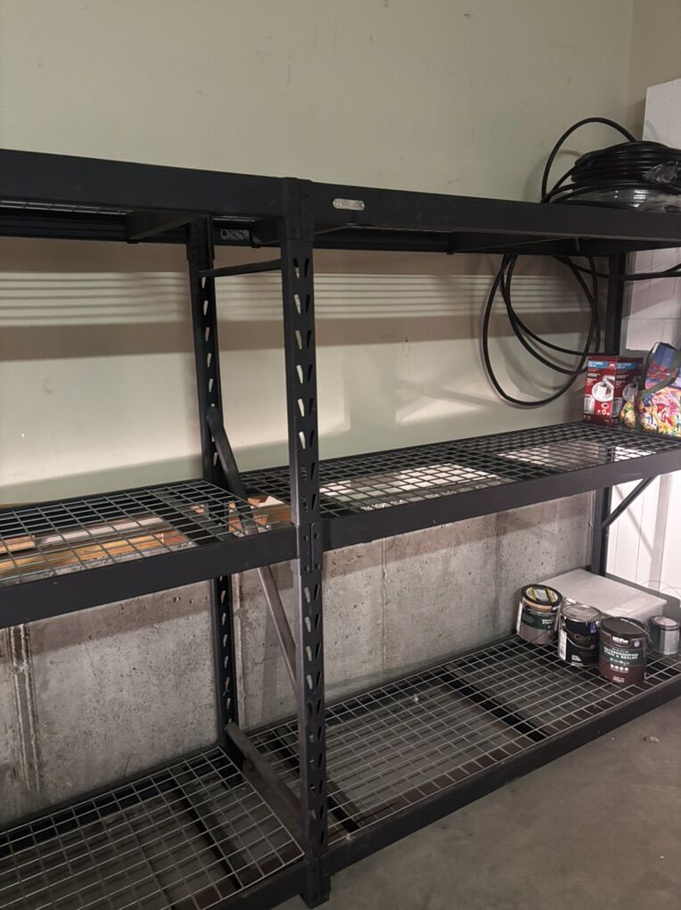 Heavy Duty Steel Garage Shelving 2 Units $225 OBO