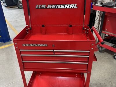 Us General 4 Drawer Tool Cart