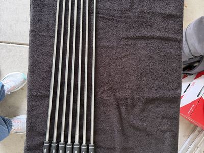 Dynamic Gold MID 115 R300 Steel Golf Shafts with Golf Pride CP2 Wrap Jumbo Grips