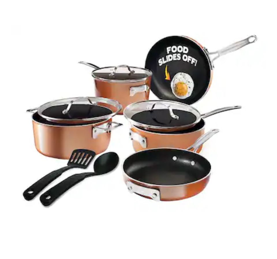 New 10pc Stackmaster Nonstick Cookwear Pots Pans