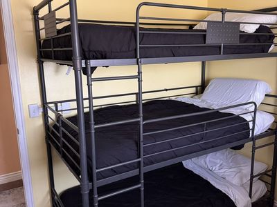 Metal Triple Bunk Bed - Twin Extra Long.