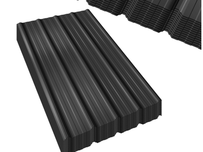 Extra-Wide Coverage Metal Roof Panels (62"x33") Corrugated Galvanized Steel with Screws