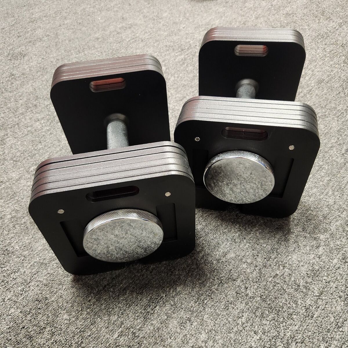 Elite Adjustable Dumbbells - 50LB PAIR