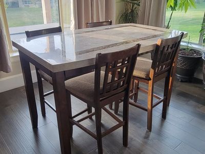 Table and 4 chairs