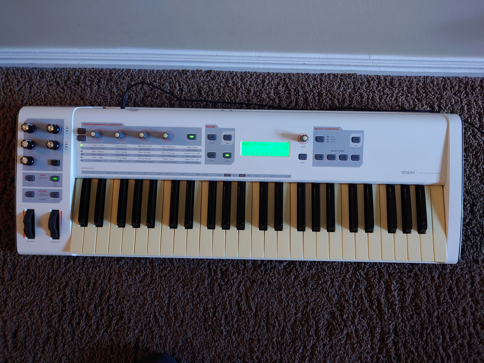 M-Audio Venom 49-Key Virtual Analog Synthesizer
