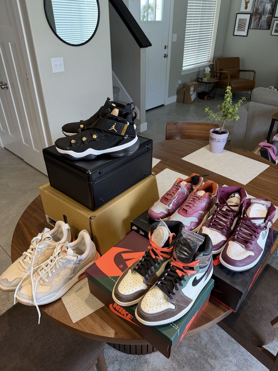 Jordan’s 11.5 new and slightly used